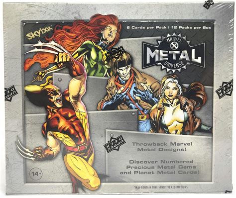 2021 upper deck marvel x-men metal universe box|Marvel X-Men metal universe.